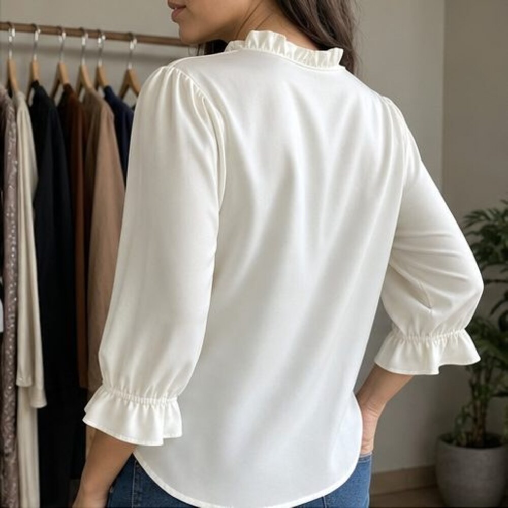 Ivory Cami Blouse - Picture 3 of 6